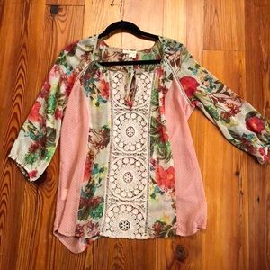 Anthropologie floral shirt